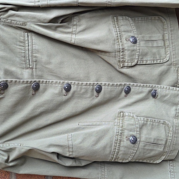 The Kooples Khaki Military Style Jacket - Picture 6 of 13